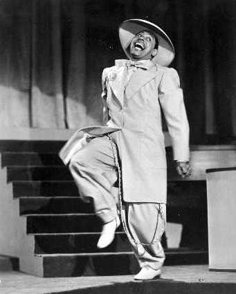 Cab Calloway performing in a Zoot Suit